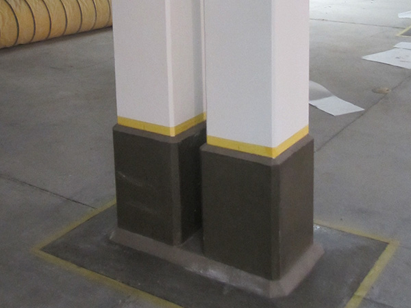 Kandinskystraße, München, Tiefgarage, nach Sanierung Kandinskystraße, München, Tiefgarage, nach Sanierung