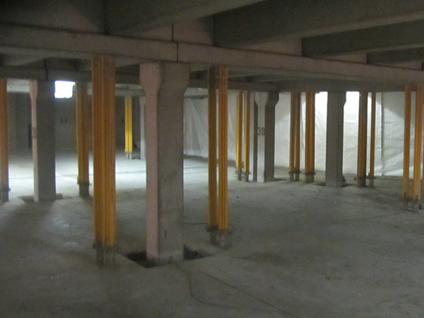 Kandinskystraße, München, Tiefgarage, Zwischenstand Kandinskystraße, München, Tiefgarage, Zwischenstand